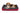 Pet2go Image Perro Beagle sobre cama para perro Fun Pet2Go color rojo, relleno de fibra PET y diseño acolchado para mayor comodidad.