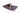 Pet2go Image Perro Border Collie sobre cama para perro Fun Pet2Go color rosa neón, relleno de fibra PET y diseño acolchado para mayor comodidad.