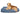 Pet2go Image Perro golden retriever descansando sobre cama Style Extra Grande Pet2Go azul con tela de tapicería resistente y relleno distribuido uniformemente.
